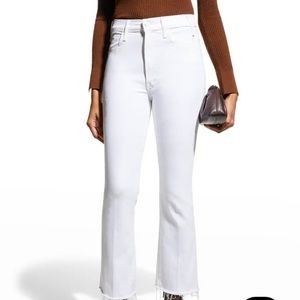 Mother The Hustler ankle Fray jeans